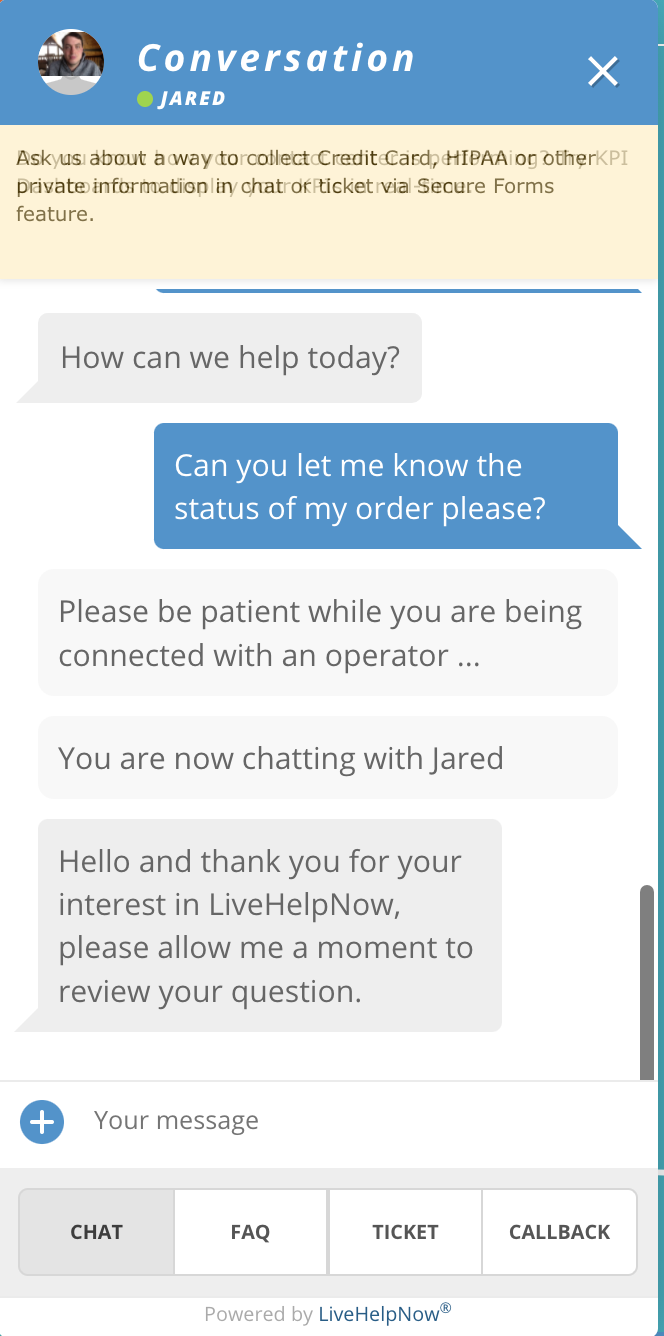 LiveHelpNow screenshot 5