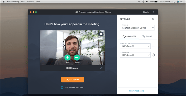 GoToMeeting screenshot 4