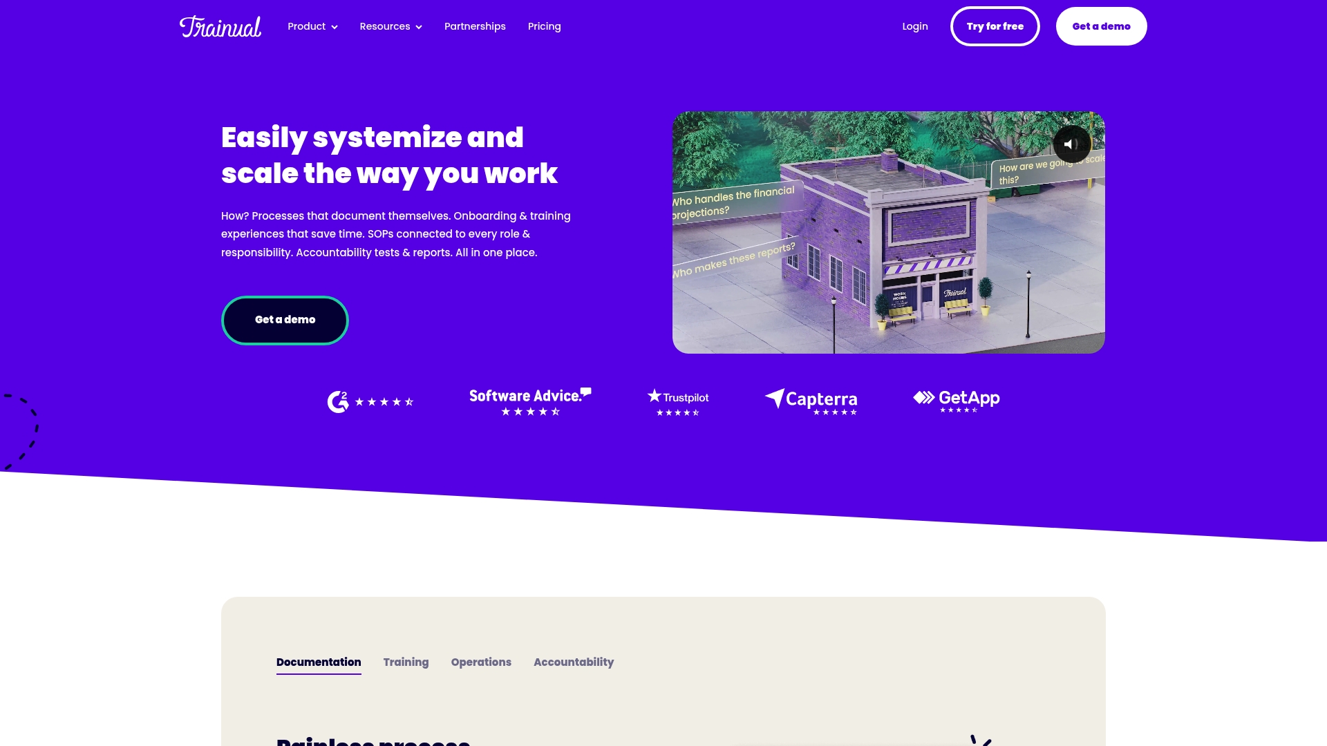 Trainual Homepage