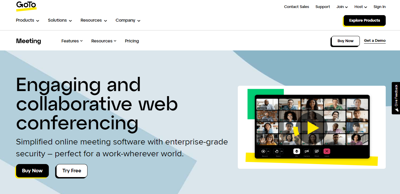 GoToMeeting screenshot 1