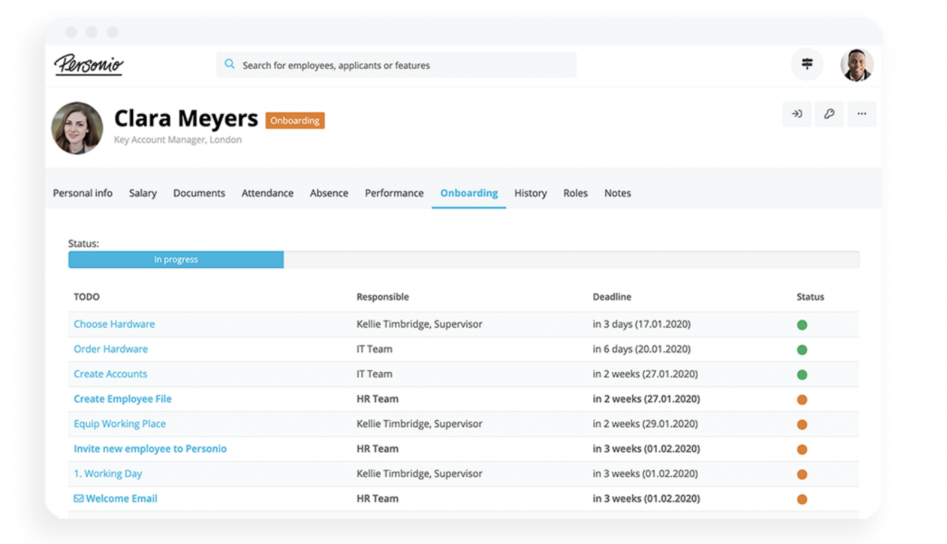 Personio screenshot 5