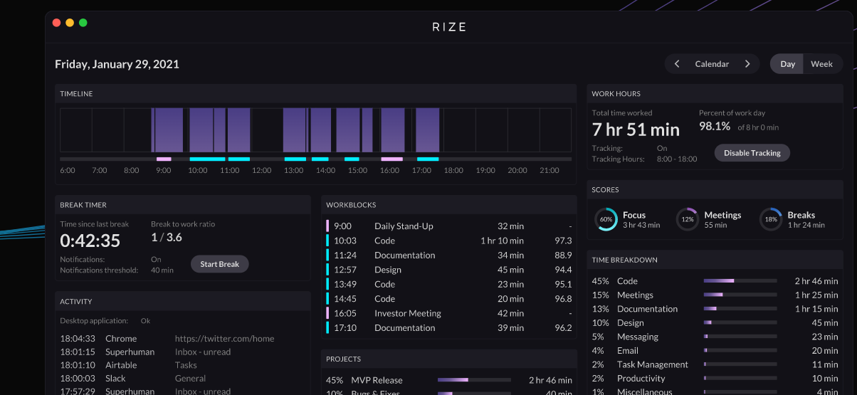 Rize screenshot 3