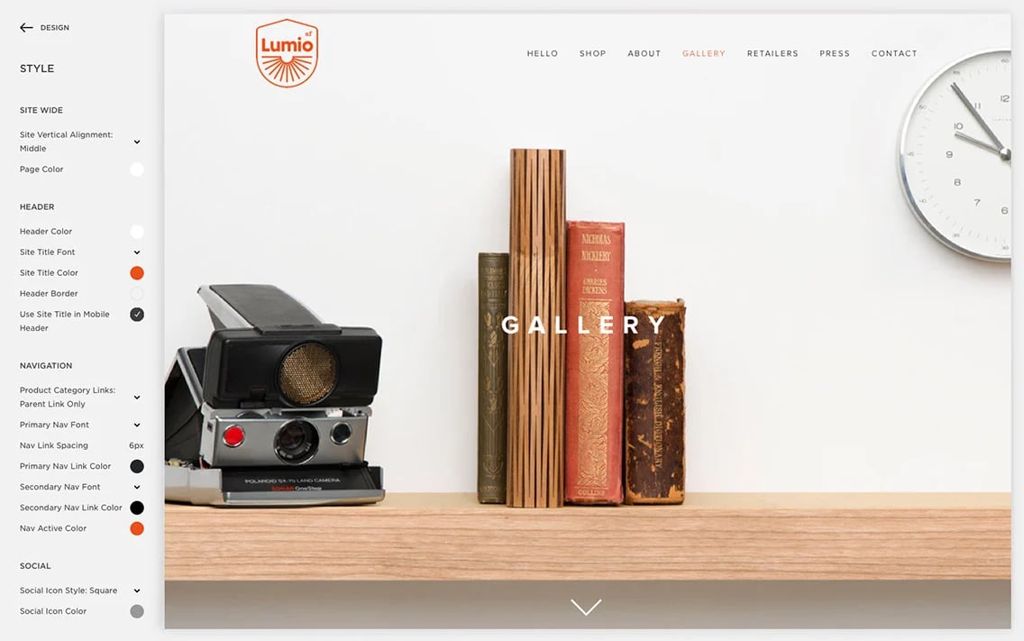 Squarespace screenshot 4