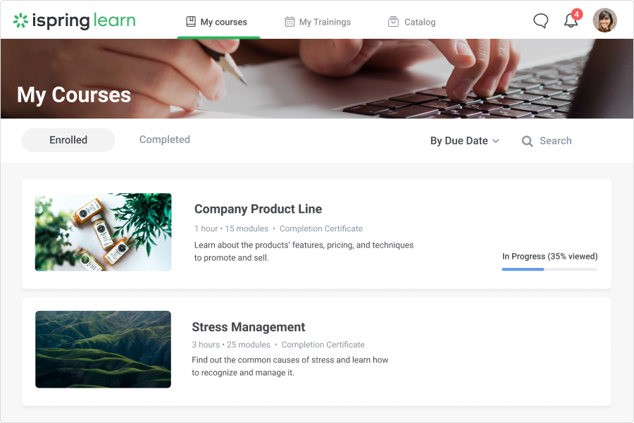 iSpring Learn screenshot 2