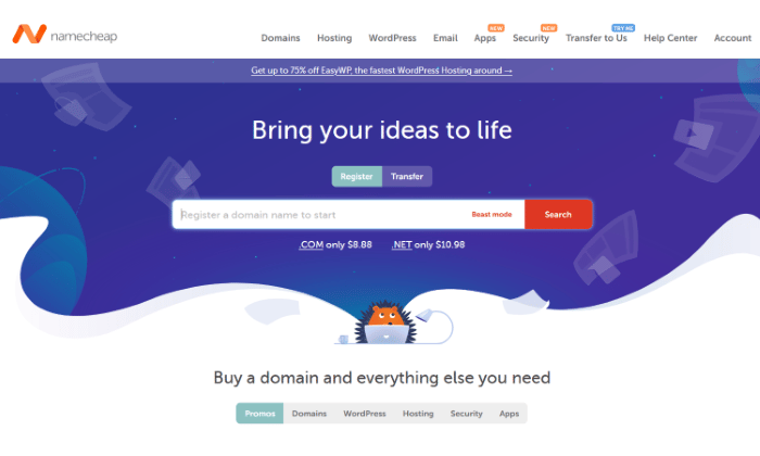 Namecheap screenshot 5