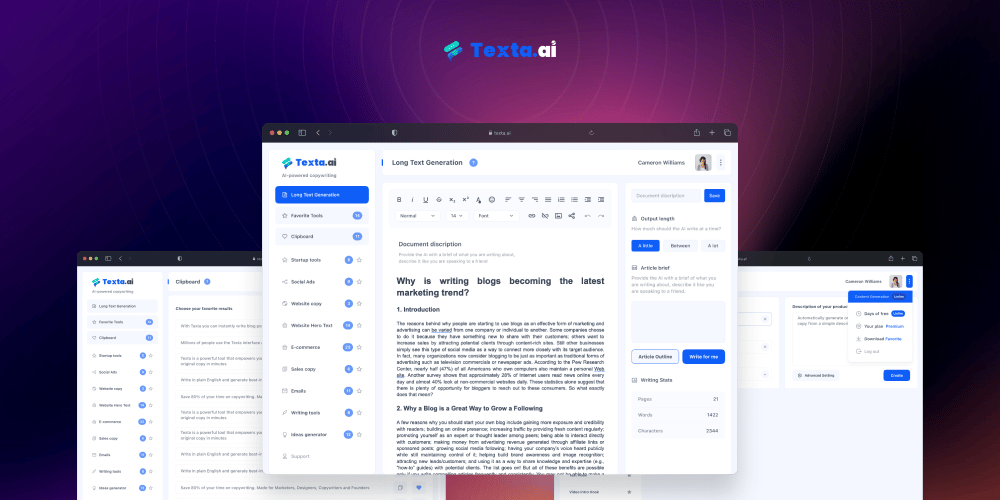 Texta.ai screenshot 3
