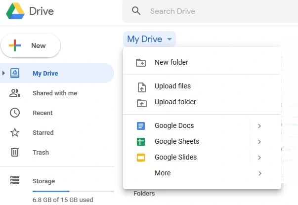 Google Drive screenshot 4