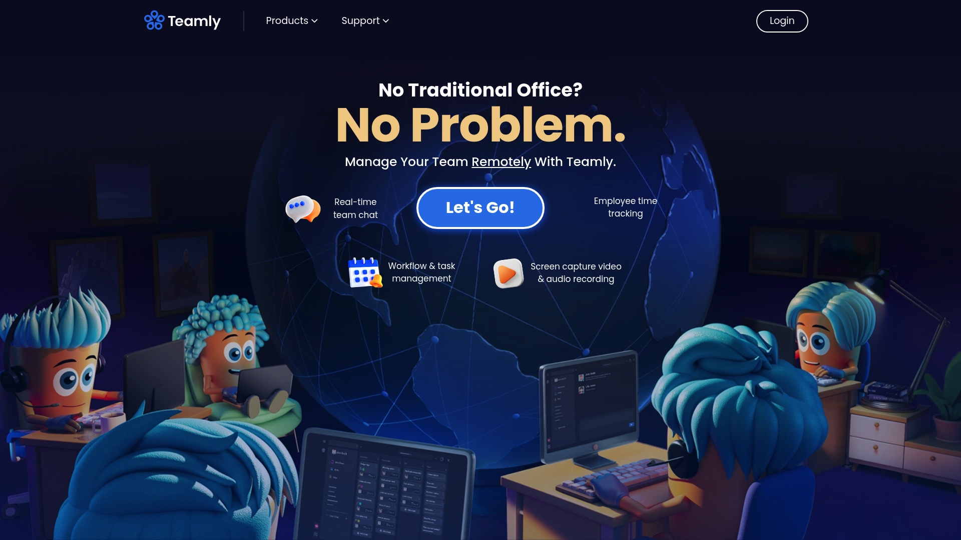 Teamly Homepage
