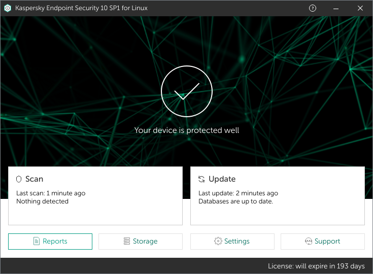 Kaspersky Endpoint Security screenshot 2