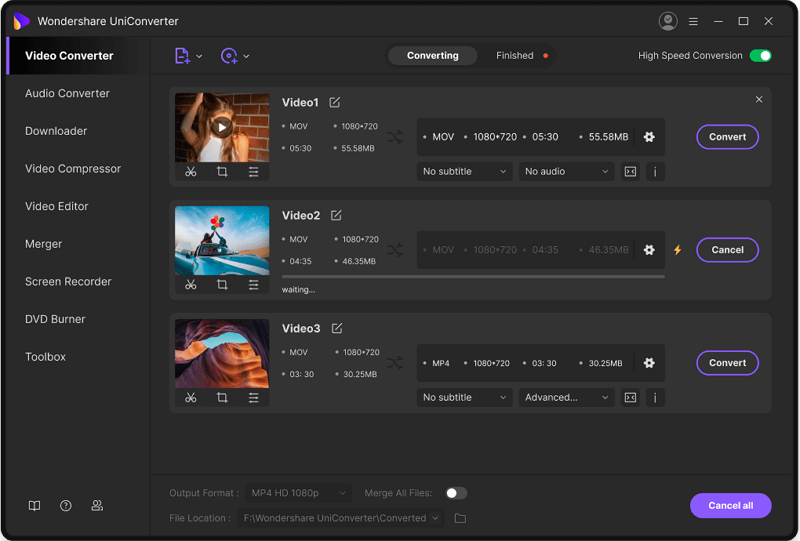 Wondershare Uniconverter screenshot 4