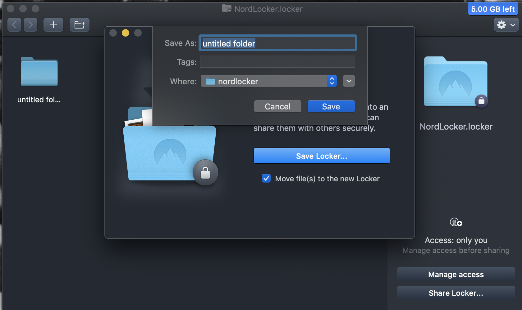 Nordlocker screenshot 3
