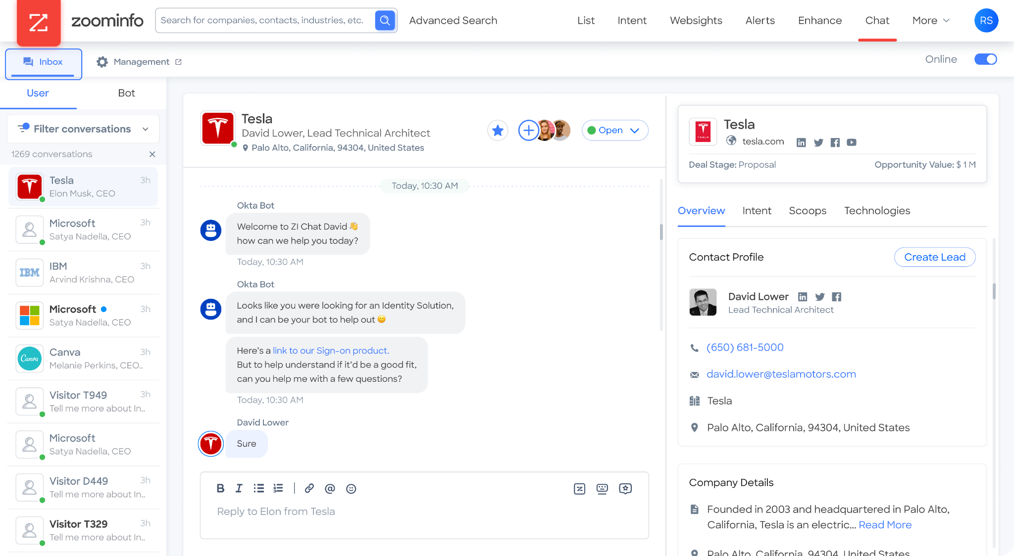 ZoomInfo Chat screenshot 4