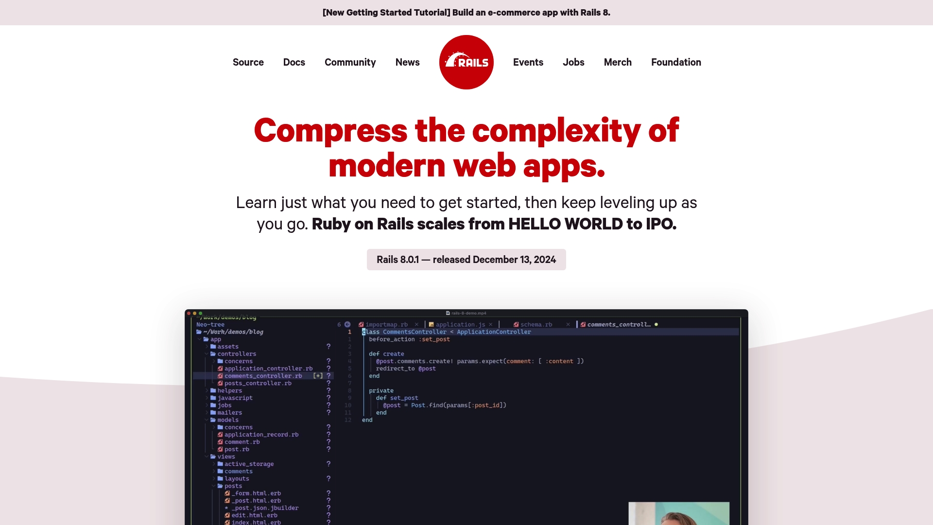 Ruby On Rails Homepage