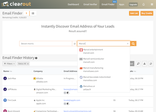 Clearout screenshot 2