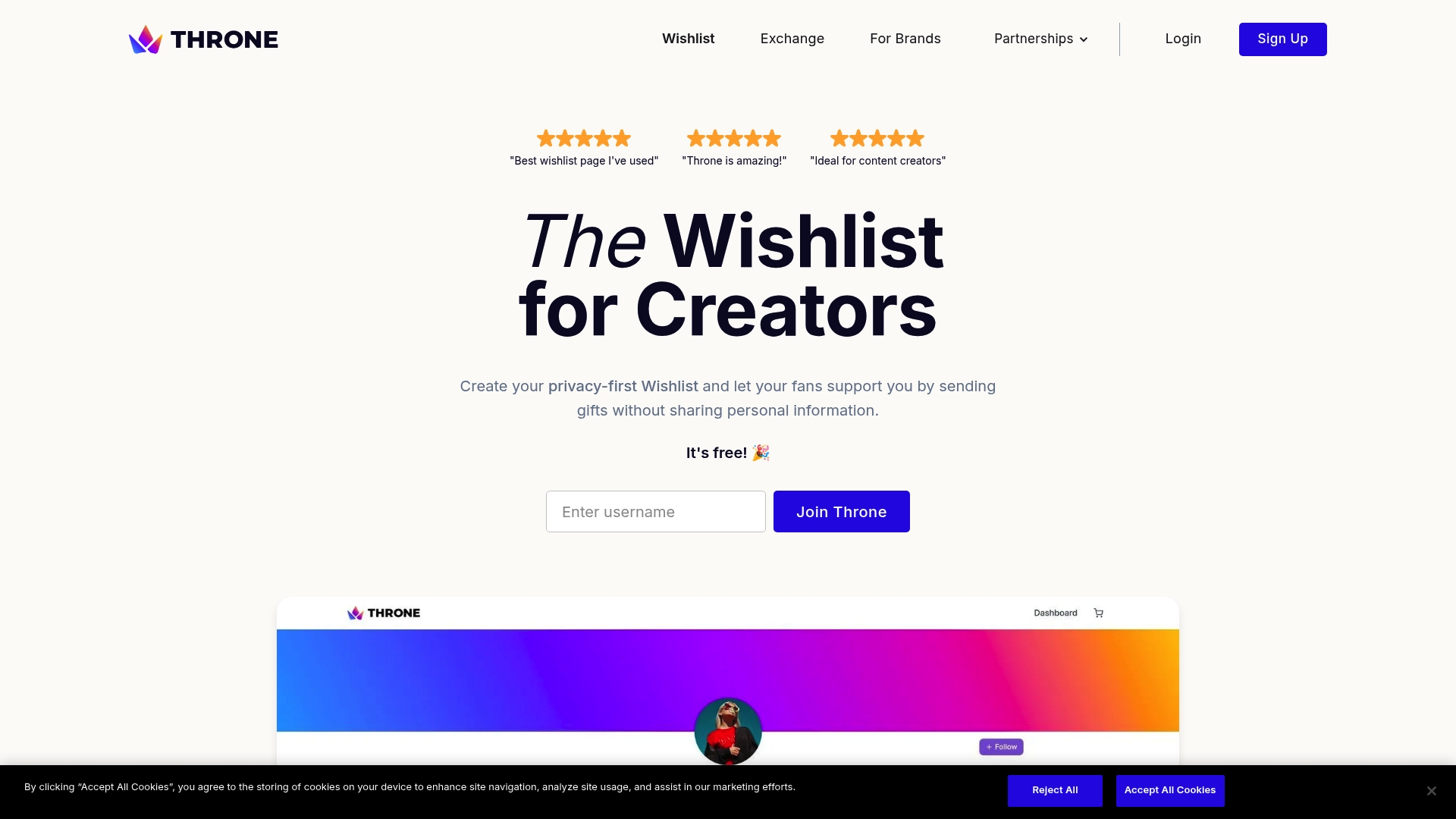 Throne - Throne Homepage