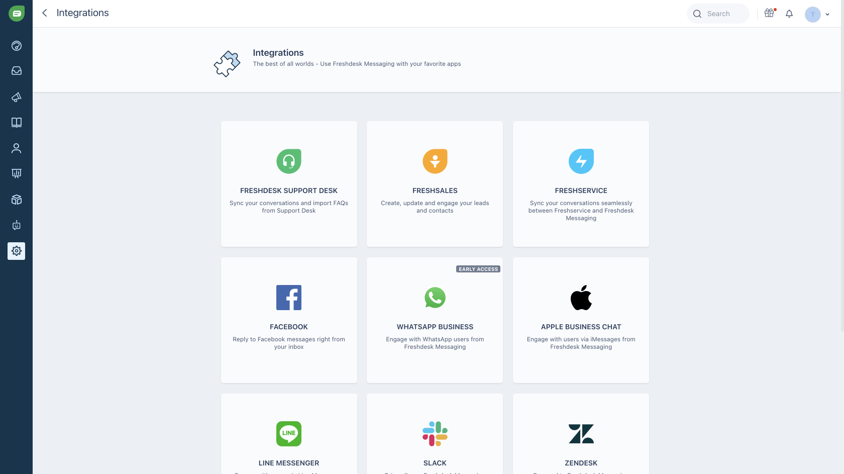 Freshchat screenshot 2