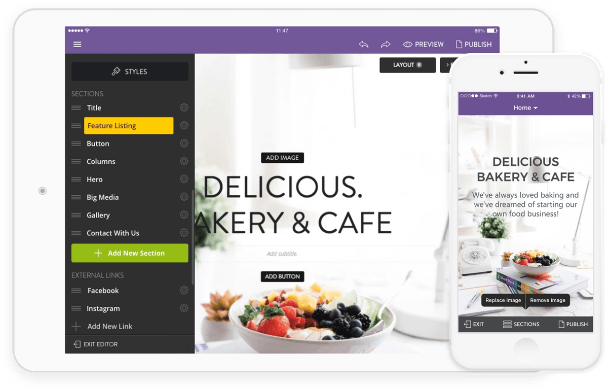 Strikingly screenshot 3