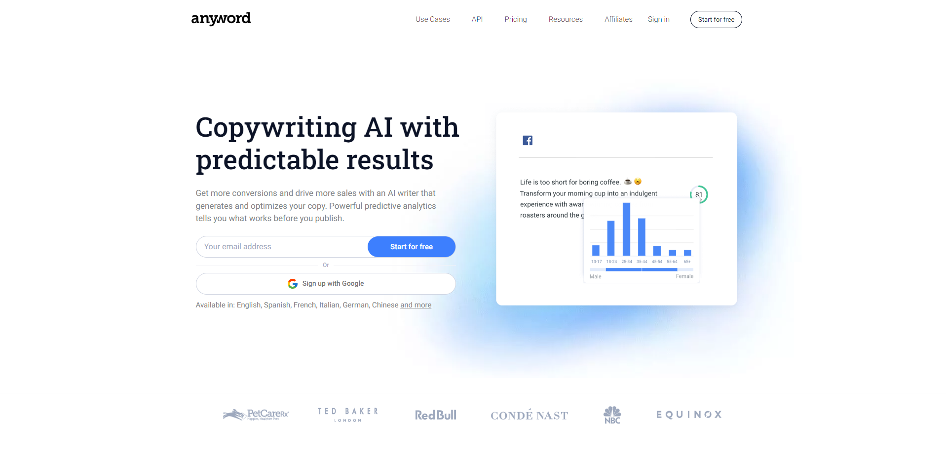 Anyword screenshot 1