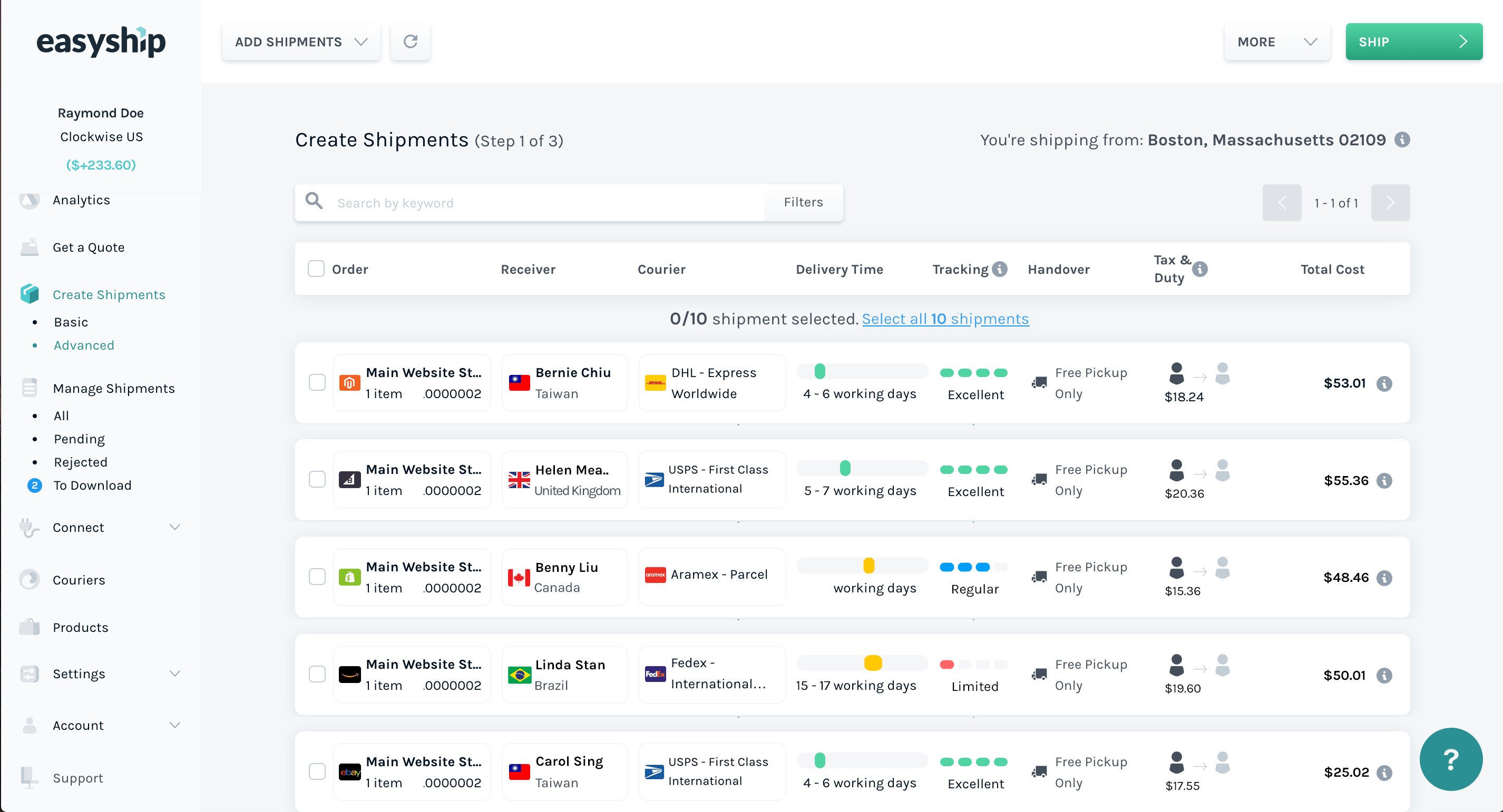 Easyship screenshot 3