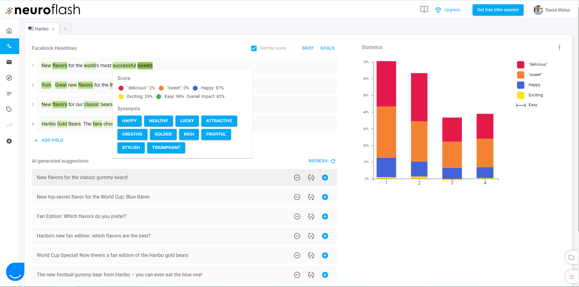 Neuroflash screenshot 4