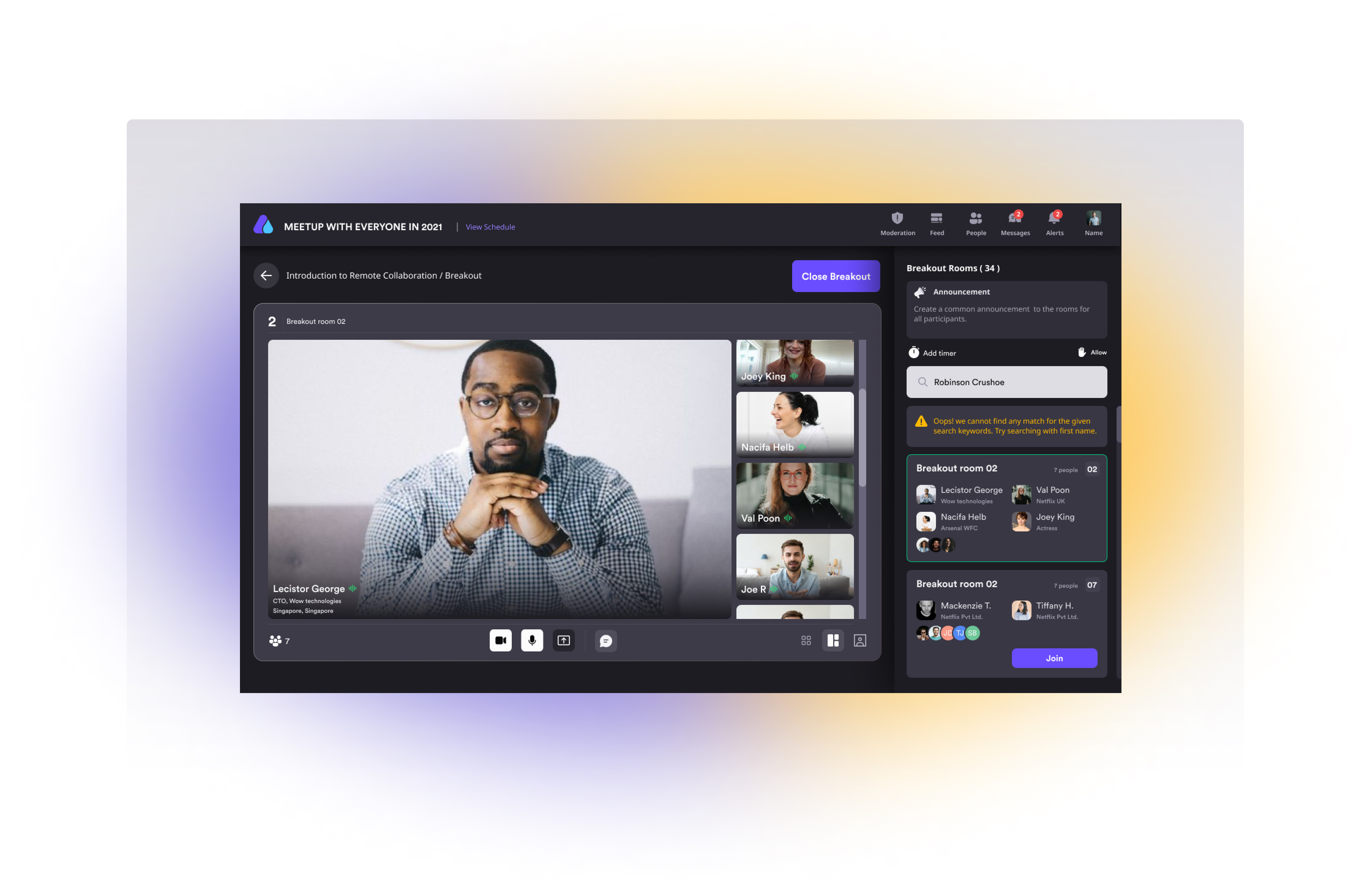 Airmeet screenshot 2