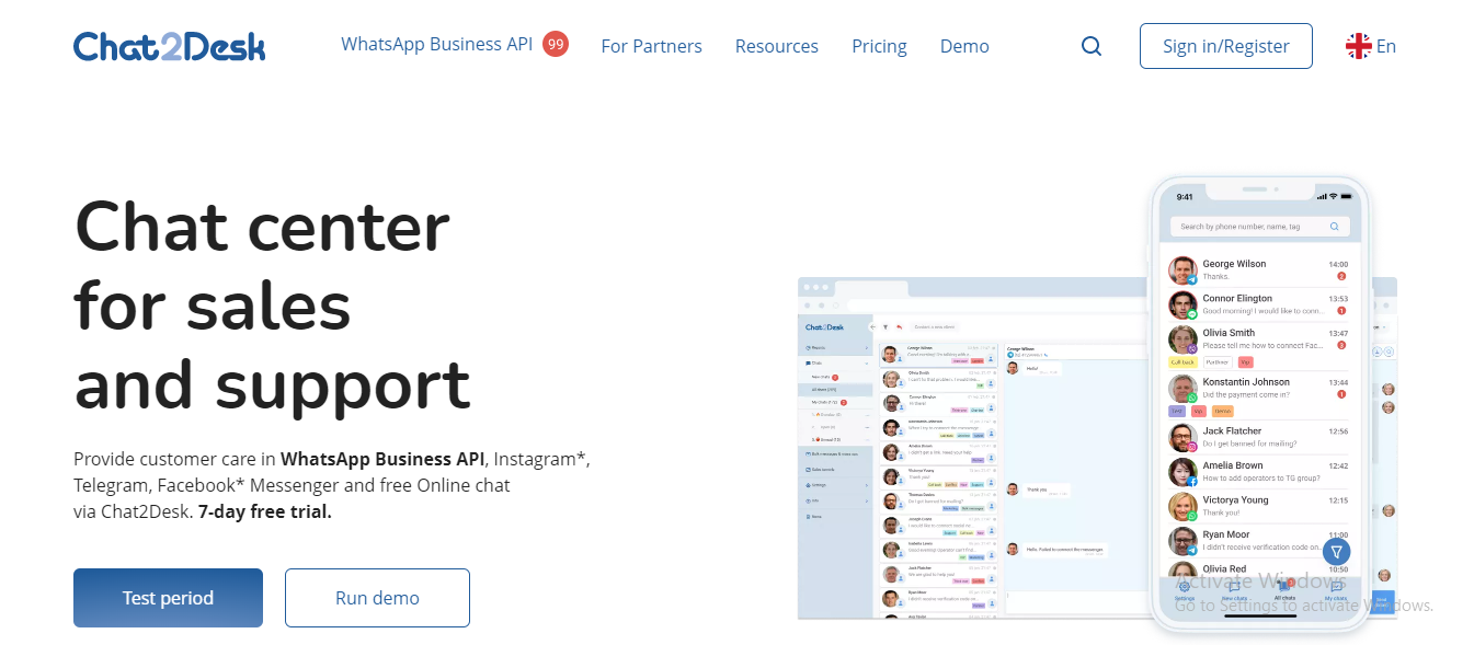 Chat2Desk screenshot 3