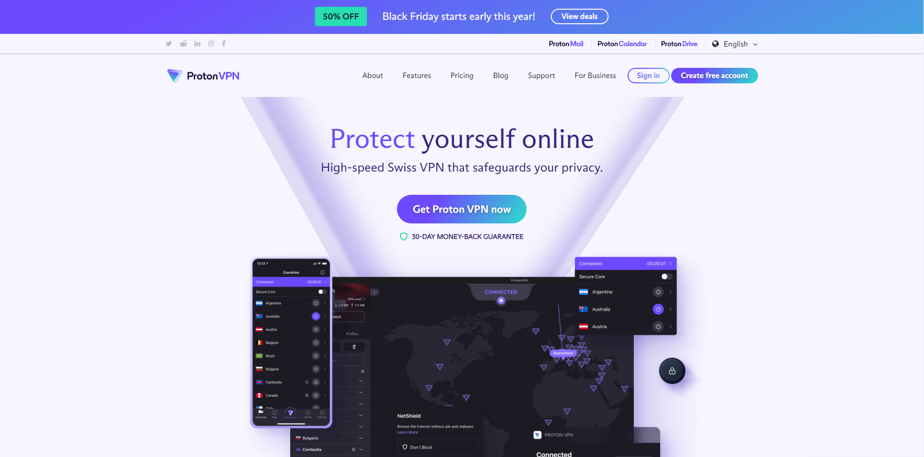 ProtonVPN screenshot 2