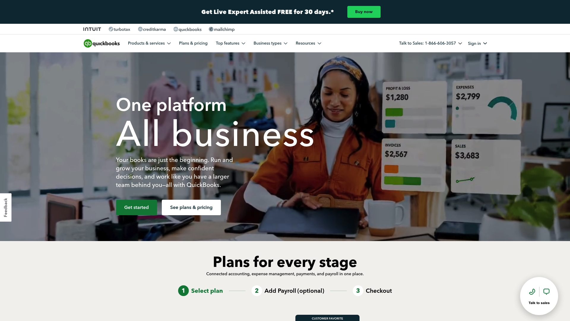 QuickBooks Desktop Enterprise Homepage