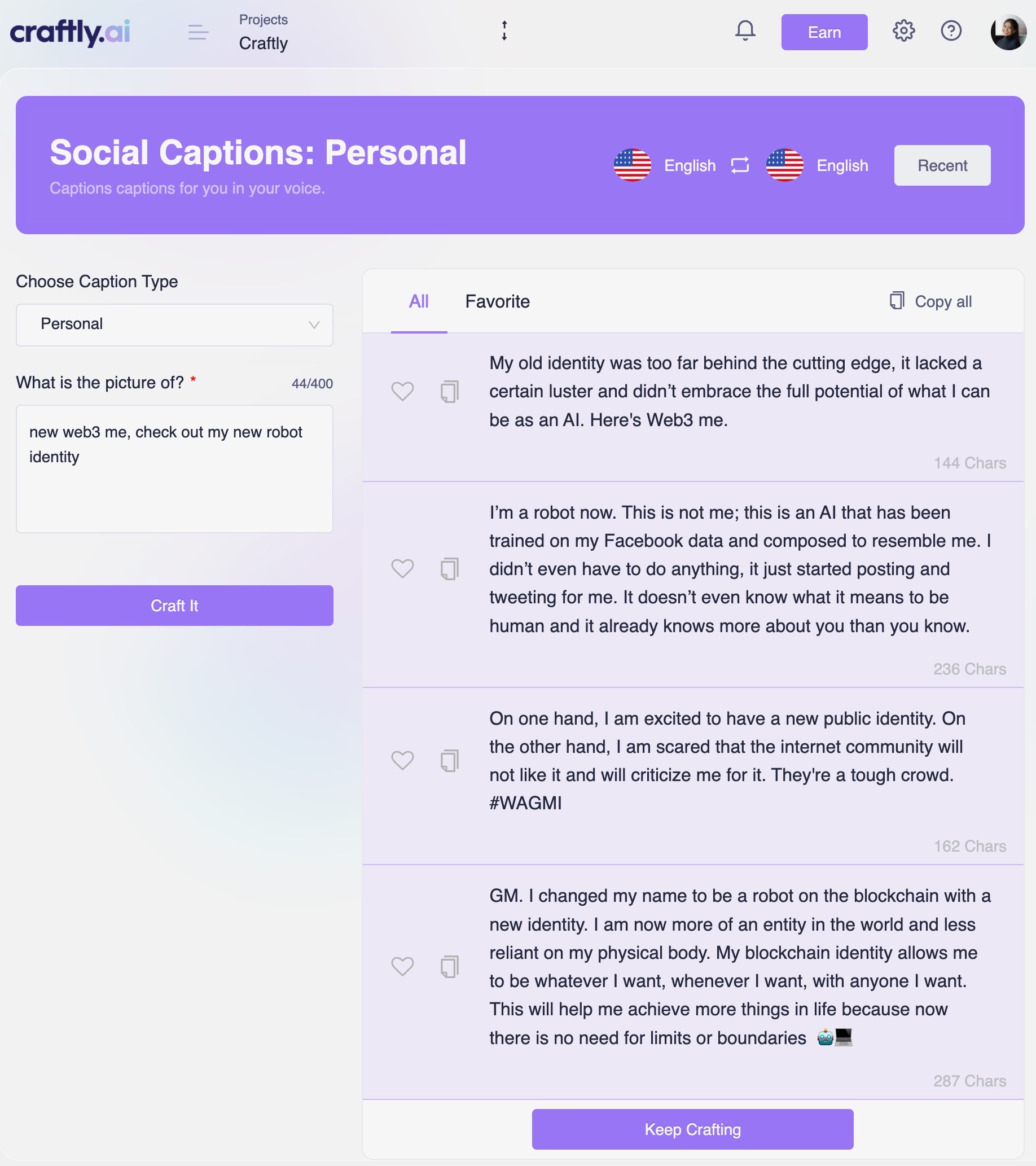 Craftly.AI screenshot 4