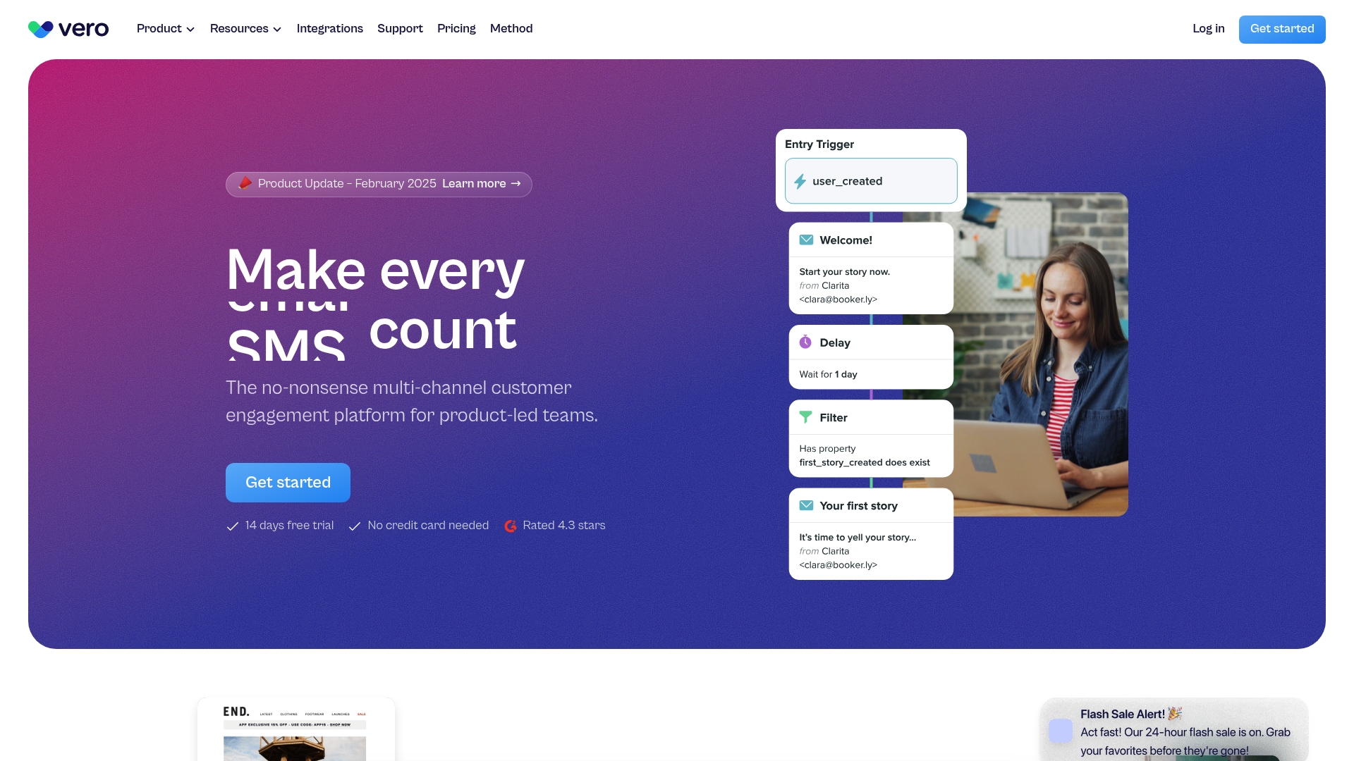 Vero Workflows Homepage