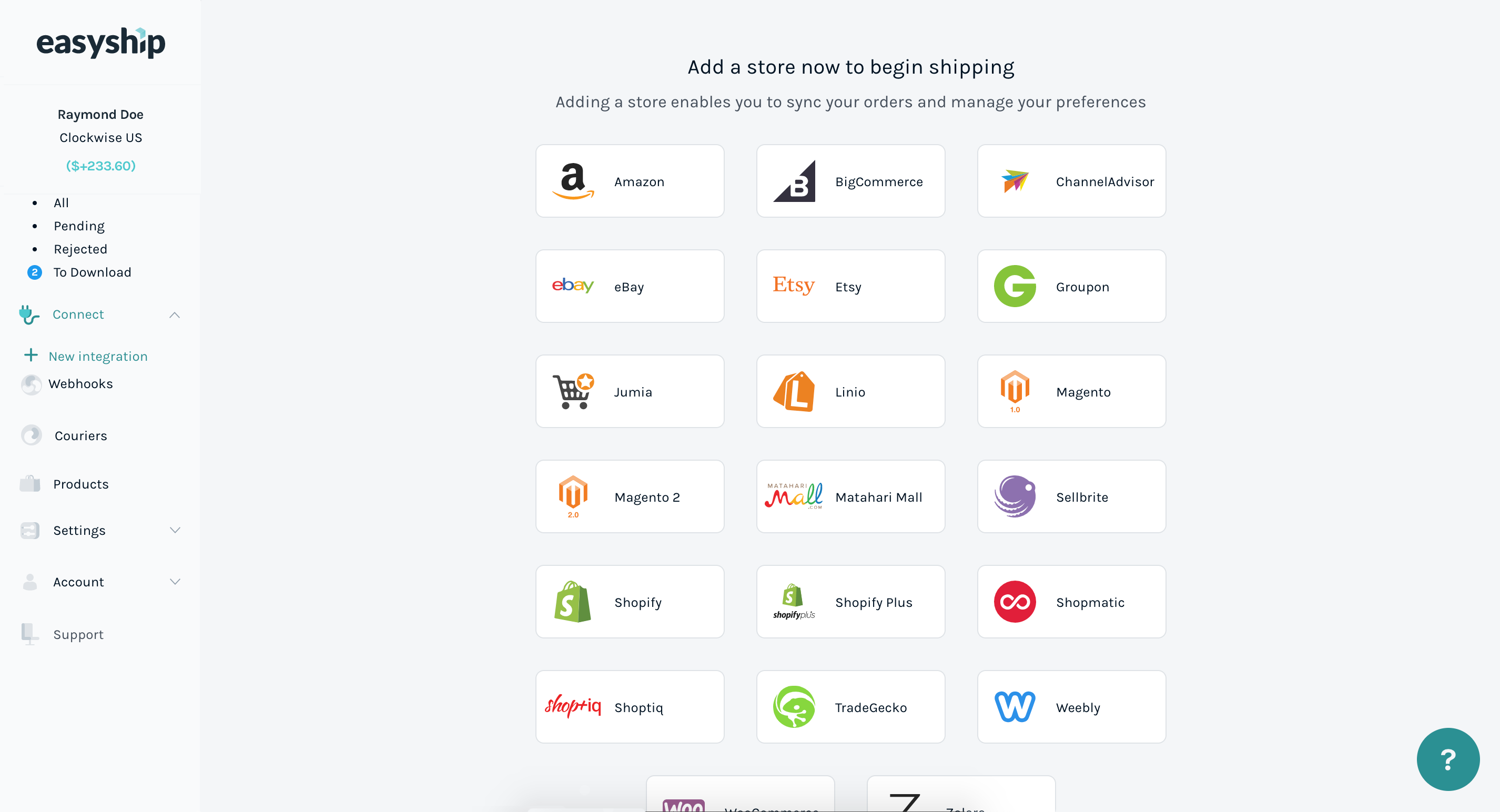 Easyship screenshot 2