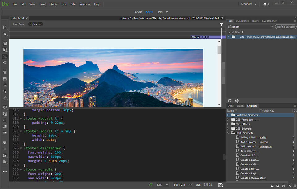 Adobe Dreamweaver screenshot 6