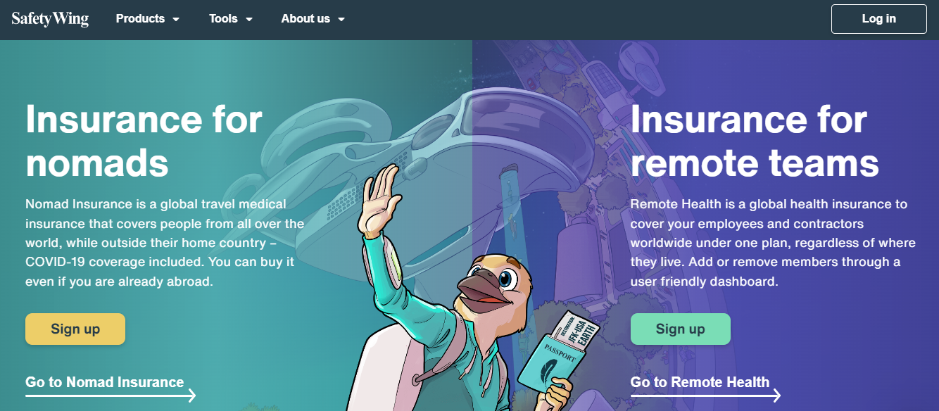 SafetyWing screenshot 1