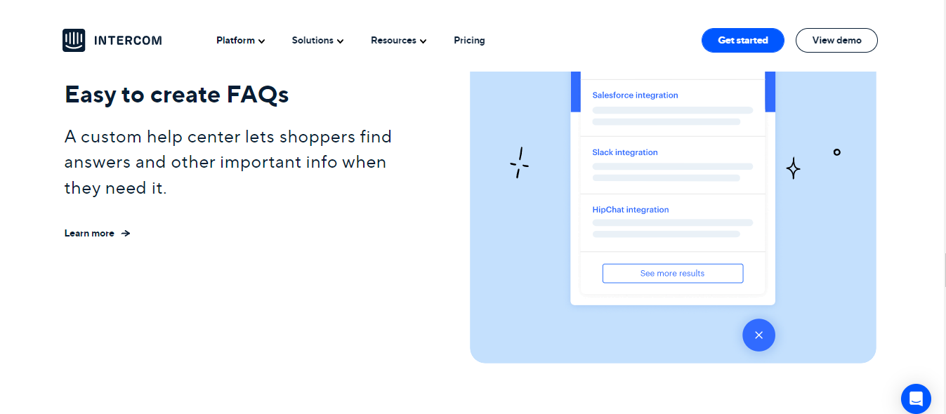 Intercom screenshot 5