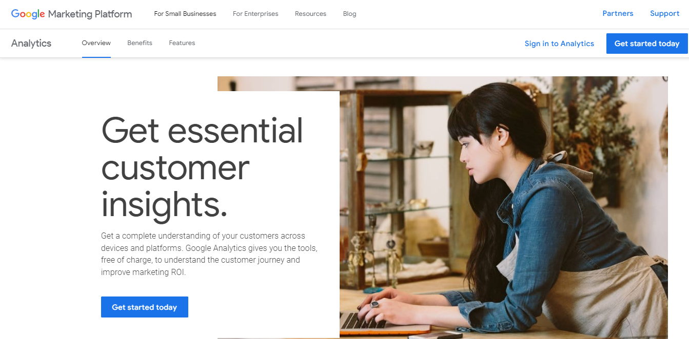 Google Analytics screenshot 1