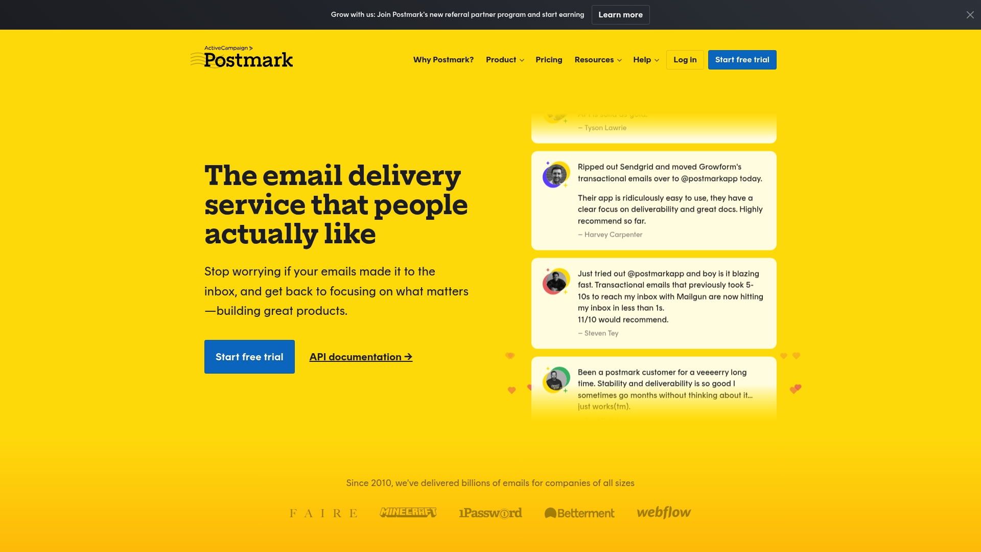Postmark Homepage