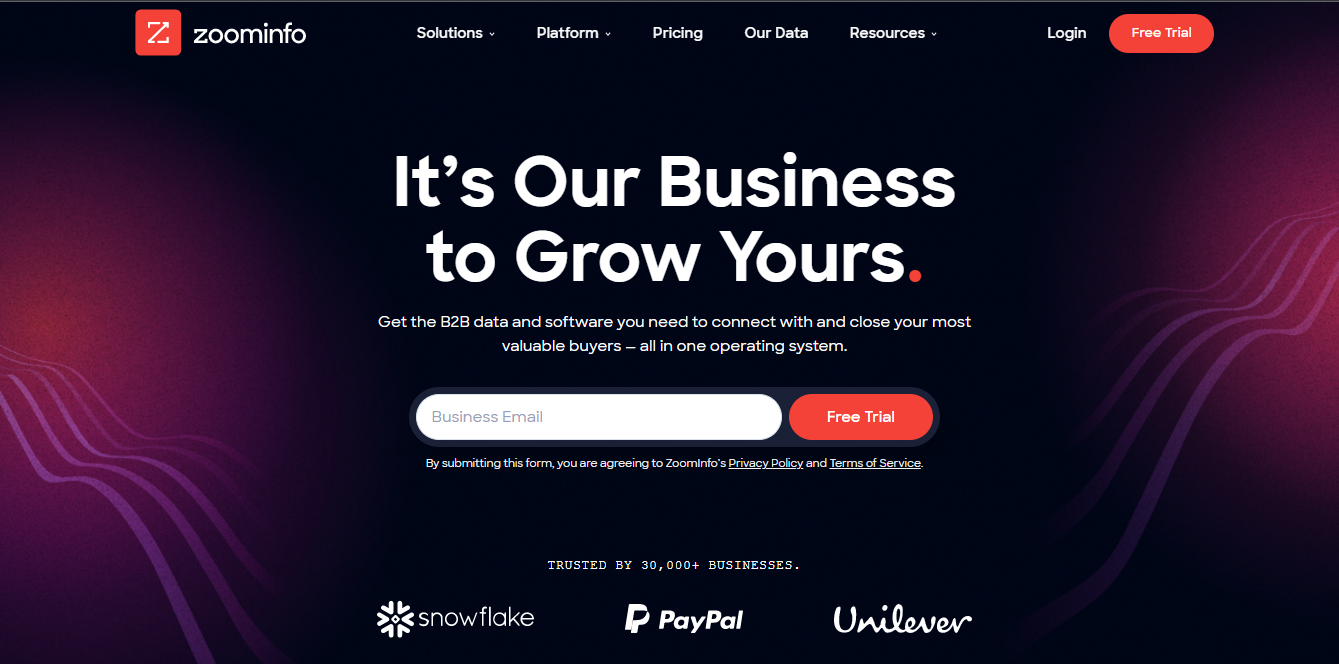 ZoomInfo screenshot 1
