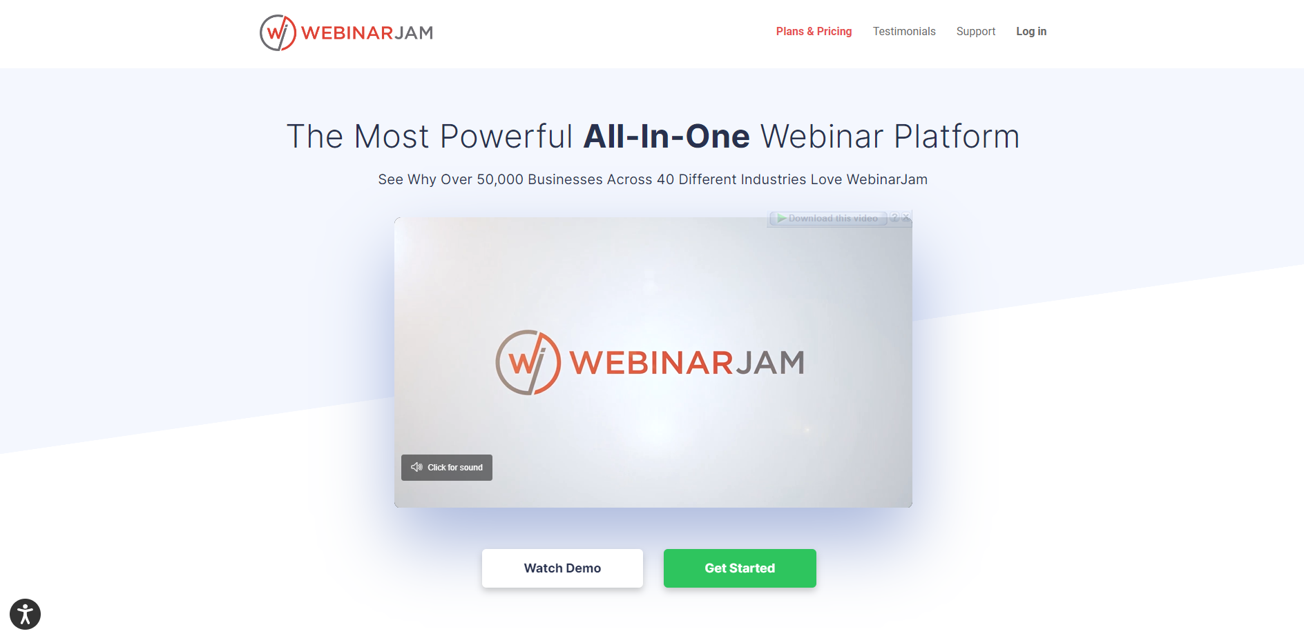 WebinarJam screenshot 2
