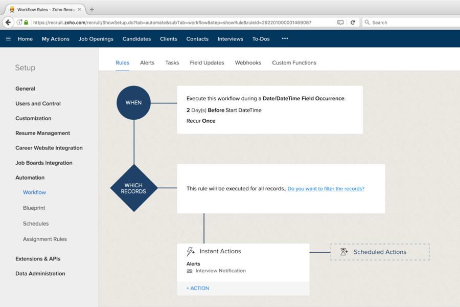 Zoho Recruit screenshot 2