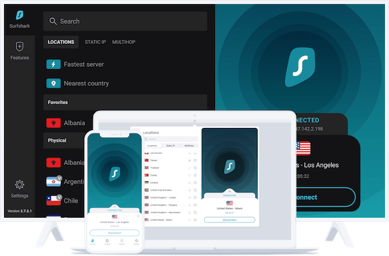 Surfshark VPN screenshot 3