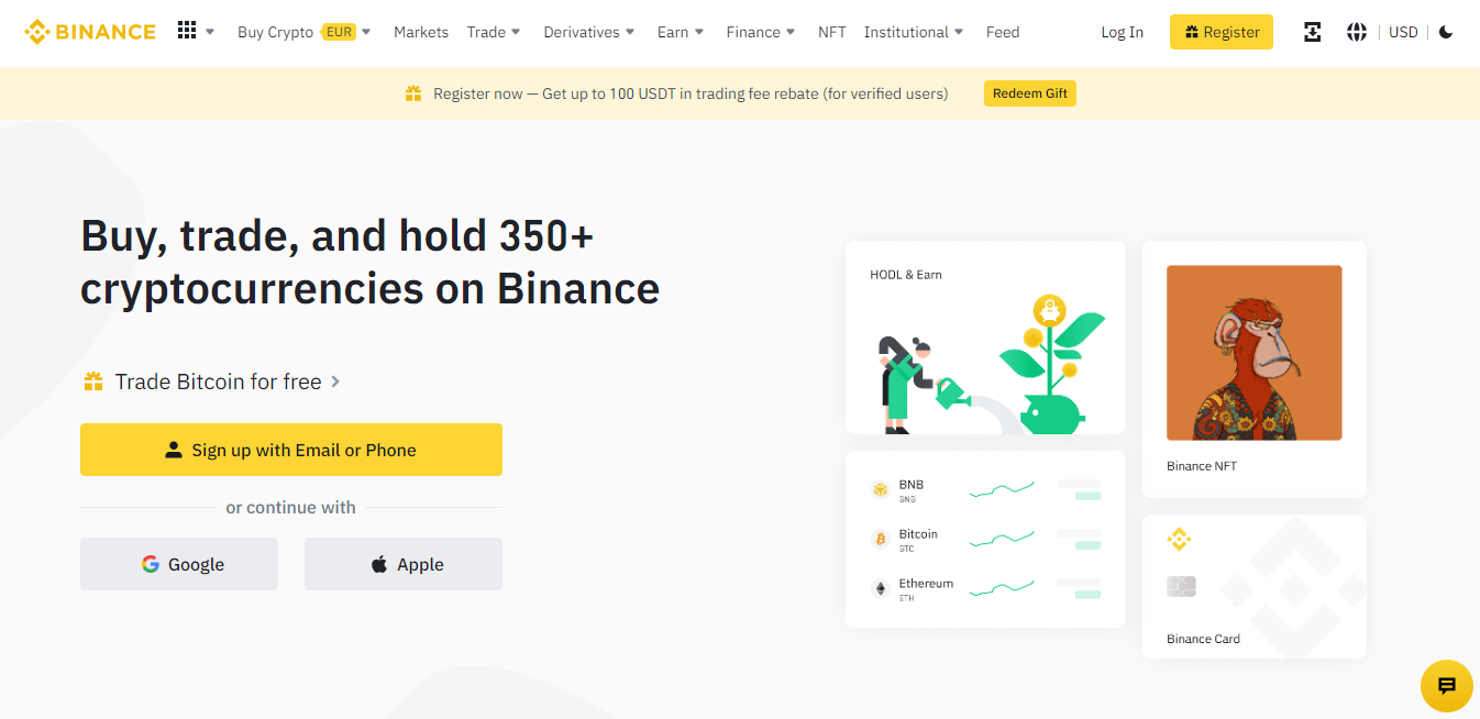 Binance screenshot 1
