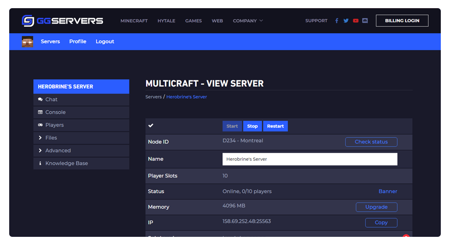 GGServer screenshot 5