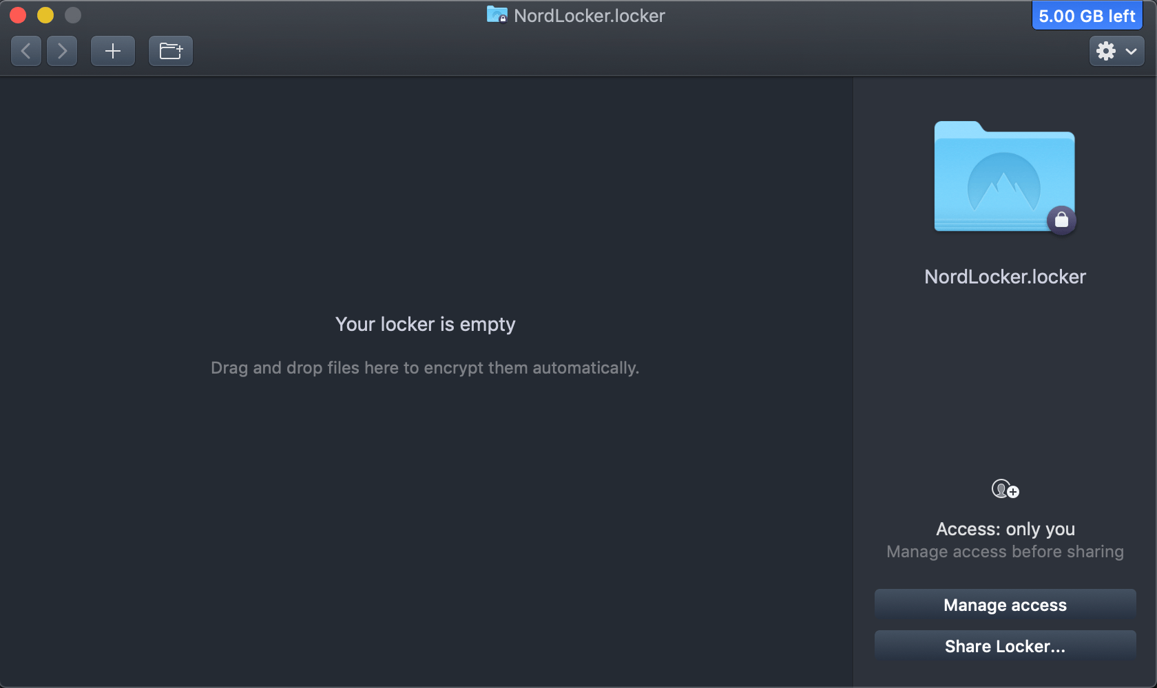 Nordlocker screenshot 4