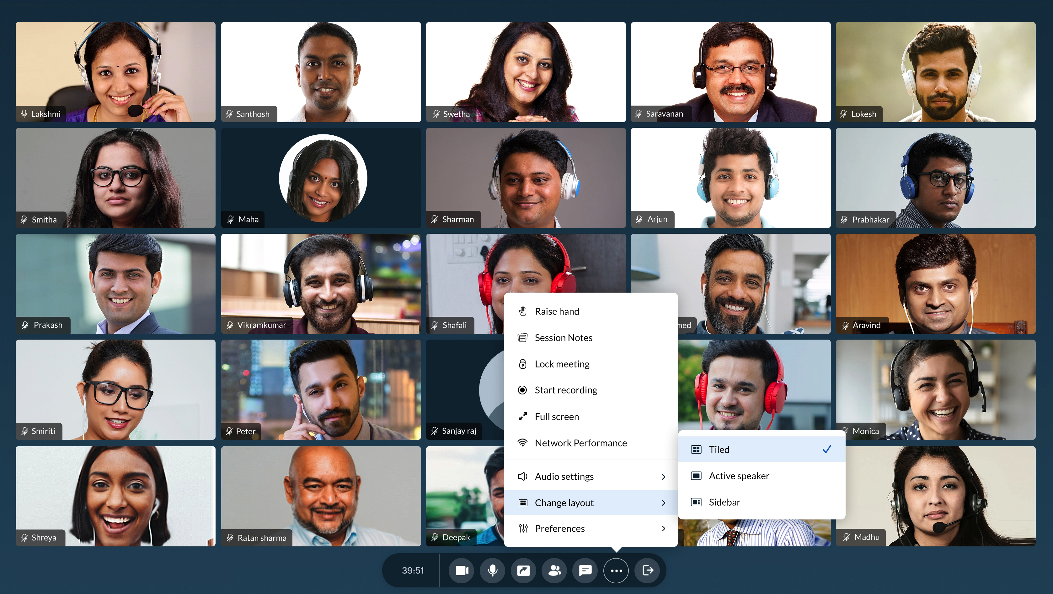 Zoho Meeting screenshot 6