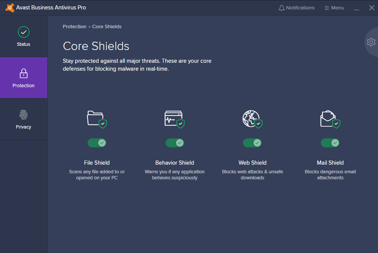 Avast Business Antivirus screenshot 4