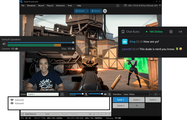 Xsplit Broadcaster screenshot 5