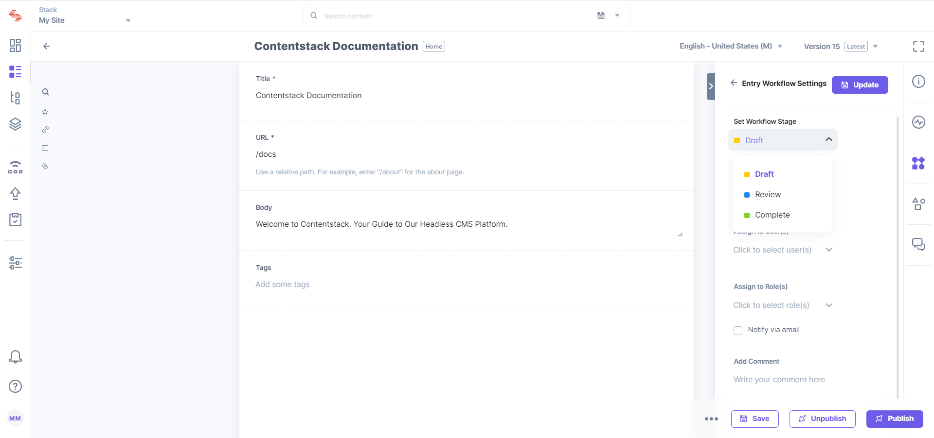 Contentstack screenshot 5