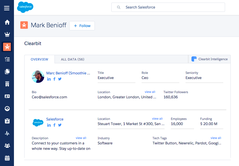Clearbit screenshot 4