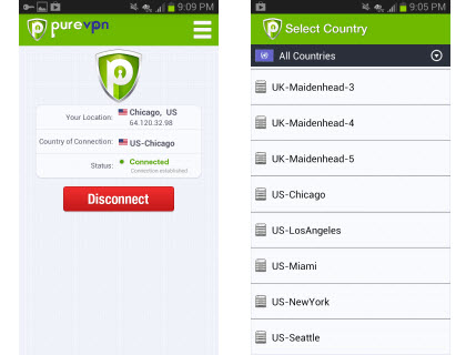 PureVPN screenshot 2