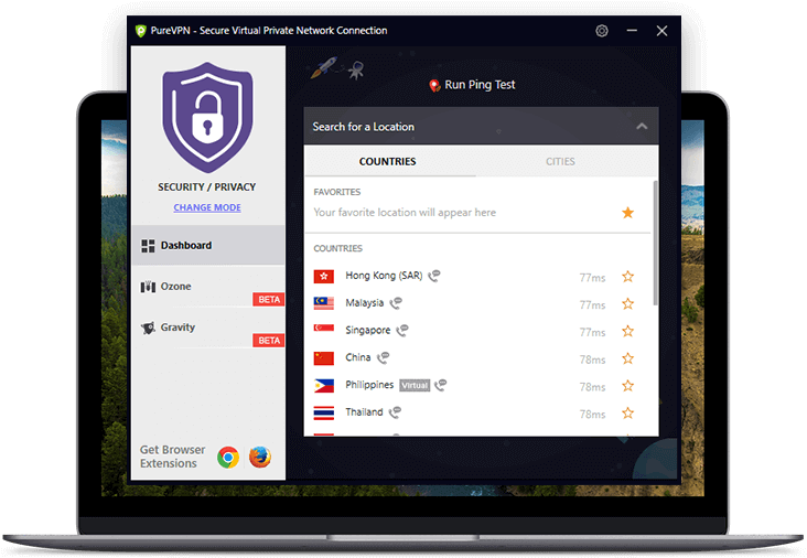 PureVPN screenshot 3